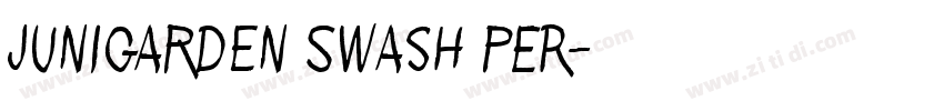 Junigarden Swash PER字体转换 Junigarden Swash PER字体转换